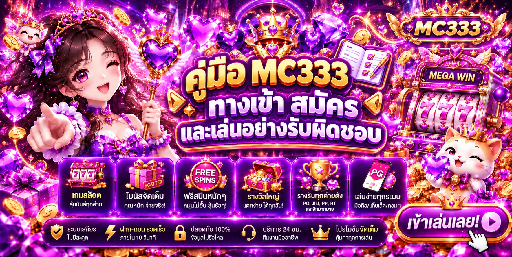 MC333 คู่มือทางเข้า สมัคร สล็อต และความปลอดภัย